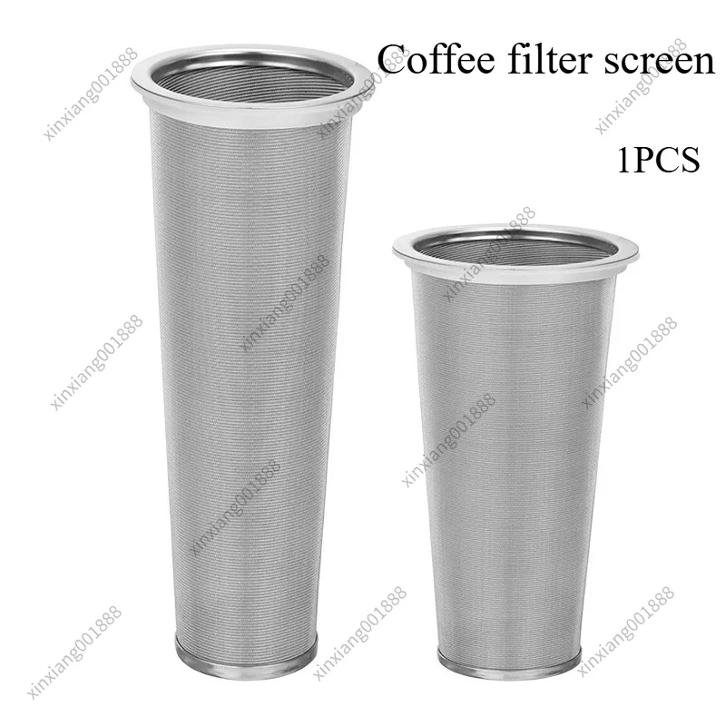 For Reusable 304 Stainless Steel Cold Brew Filter Cylinder Fine Mesh Coffee Infuser Fit Mason Jar
