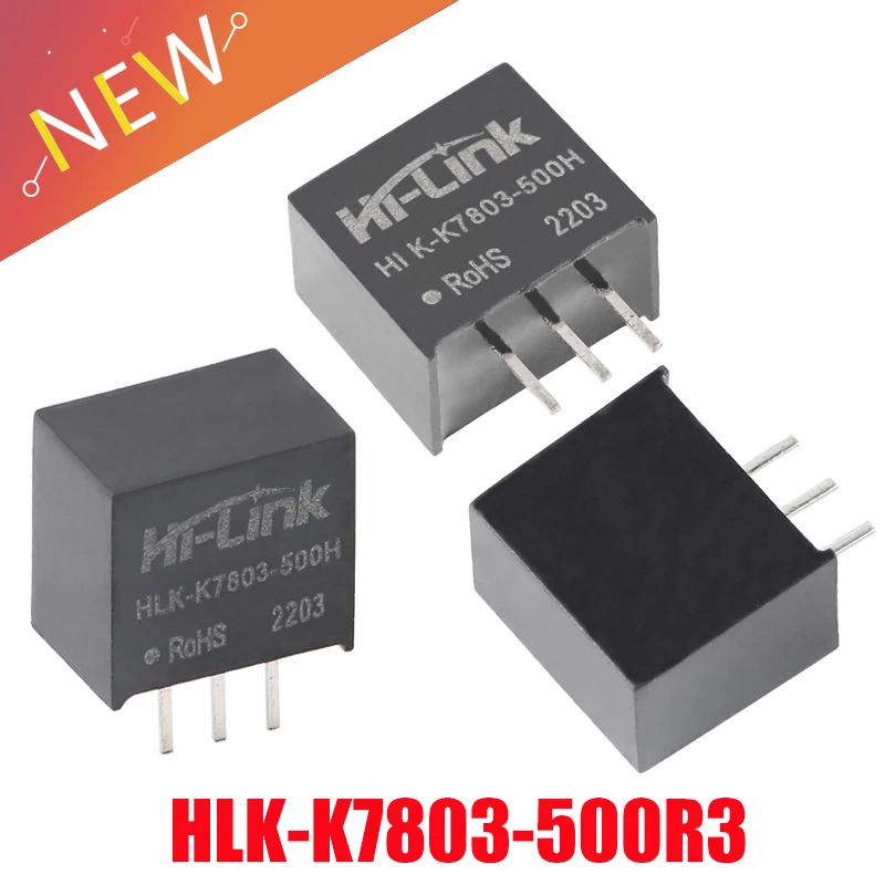 K7803-500R3 K7805-500R3 DC-DC Non-isolated Power Module Ultra Wide Voltage Input 5V 3.3V Regulated Output Protection