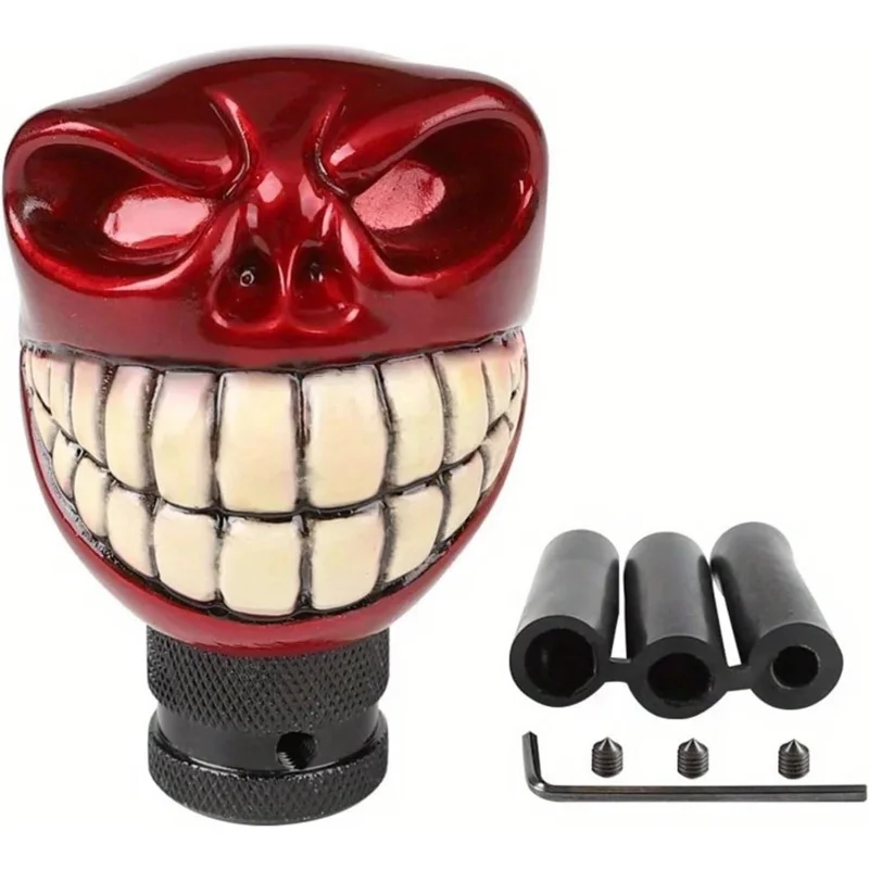 Interior Upgrade Alien Head Blocker Car Modification Gear Shift Resin Rod Wave Lever