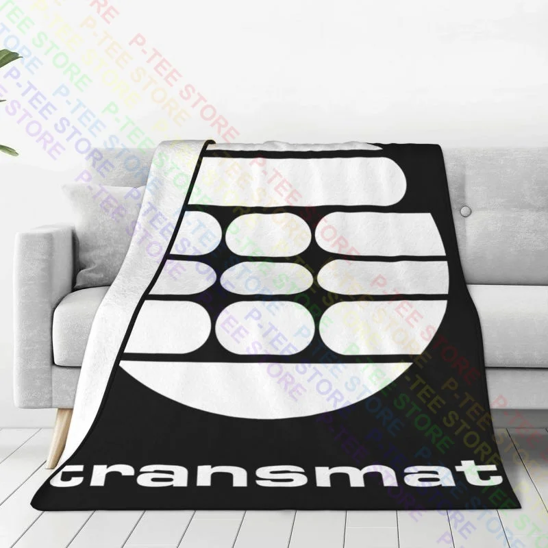 Transmat Records Detroit Techno Derrick May Edm House Music Blanket Casual All Season Couch Blanket