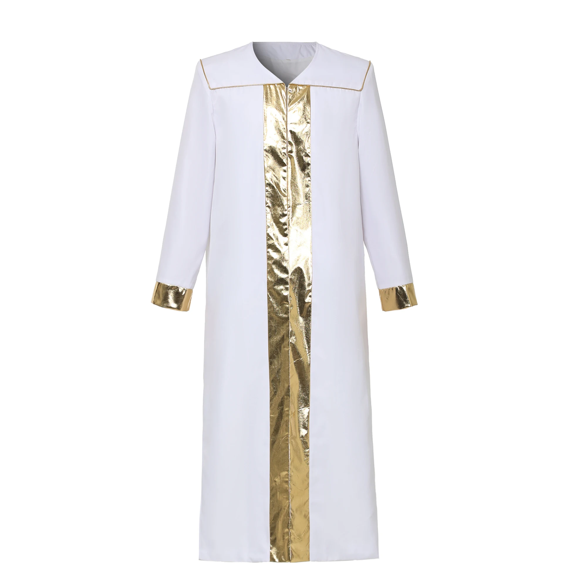 

Church Men's Clergy Robe Cassock Catholic Priest Choir Praise Tunic Costume