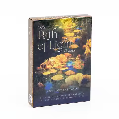 The Path of Light Oracle 39 Card Deck English Version for Healing &amp; Self Mastery Divination Tarot Cards Funny Party Board Games