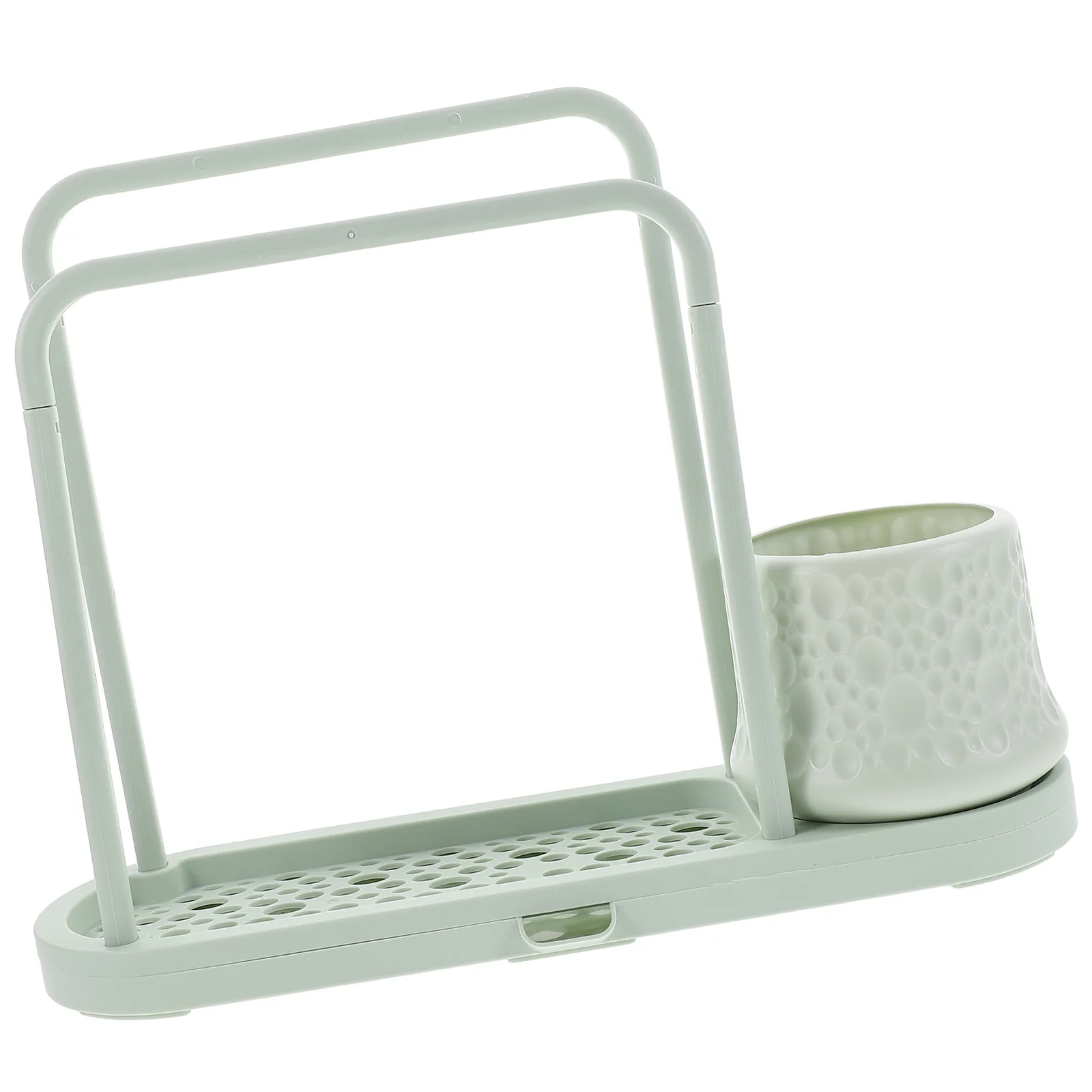 

Reliable Kitchen Drain Rack Multi Use Dish Cloth Holder Sponge Storage Rack Rag Holder No Drilling Sink Organizer