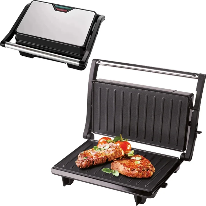 Steak and Sandwich Maker, 110V Electric Breakfast Grill for International Use,  MultiFunction Cooker, Easy Operation Device\