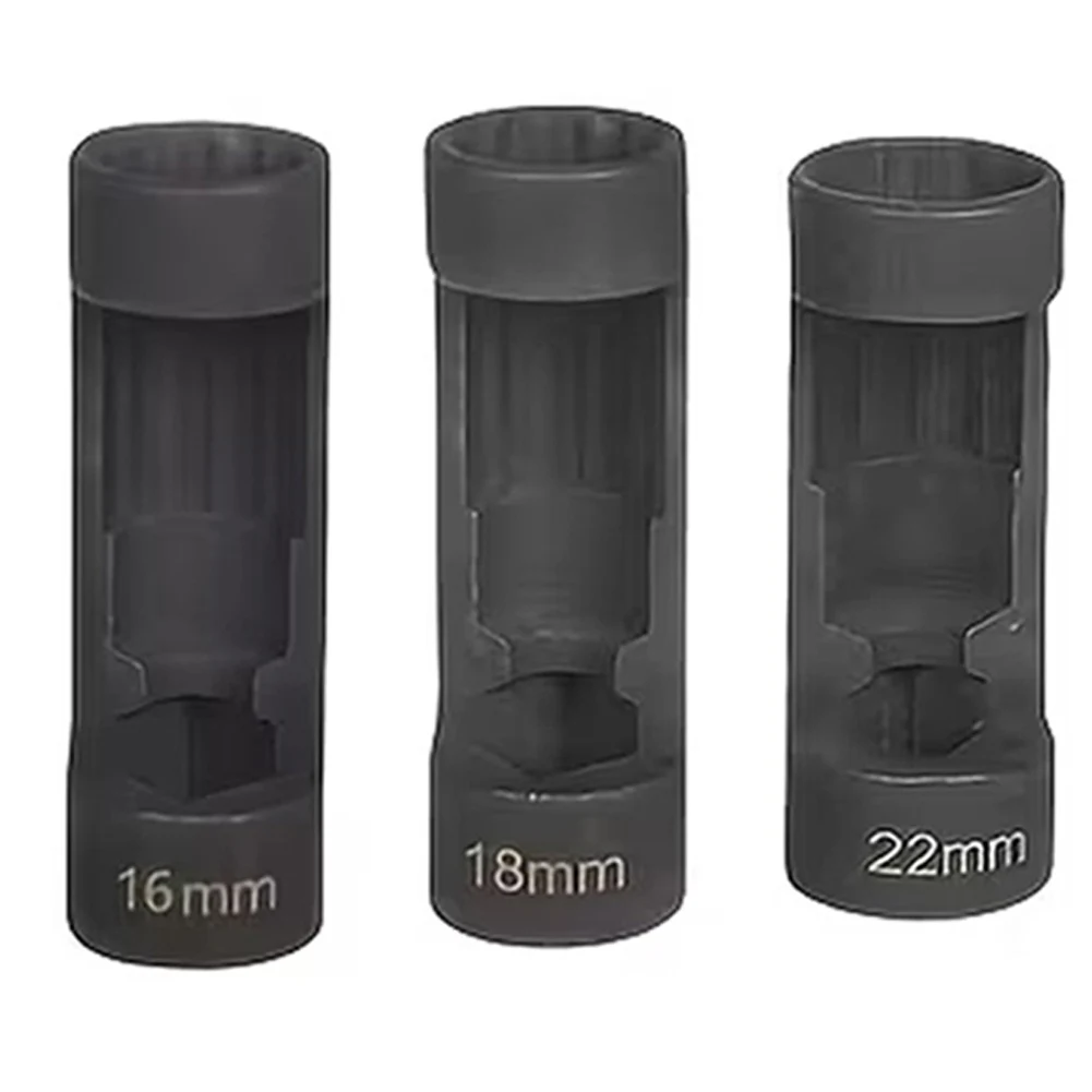 16-22mm 1/2 Inch Drive 12 Point Suspension Strut Nut Socket Tool Shock Absorber Nut Remover Socket Removing Locking Strut Nuts