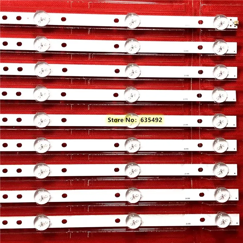 

5set LED Backligjt Strip For 4708-K49WD7-A1213K11 4708-K49WD7-A1213K21 49G3I LE49K51S LD49P18U T4915M 49PUF6050 49UF6031/T3