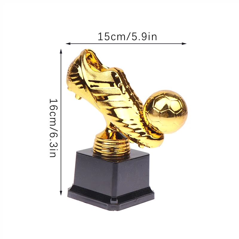 European Golden Shoe Football Soccer Award Trophy Best Shooter Shoe Boot Fans Souvenir Cup Gift Crafts