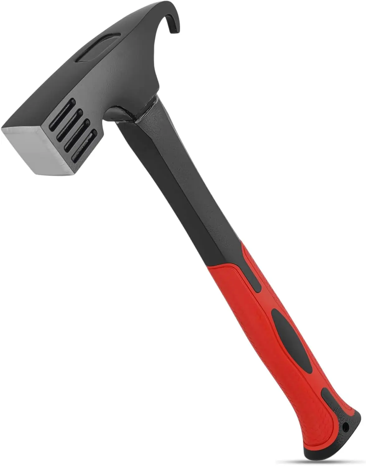 

Усиленный походный молоток с инструментом для извлечения колышков, эргономичная рукоятка для снаряжения для активного отдыха и наборов для выживания