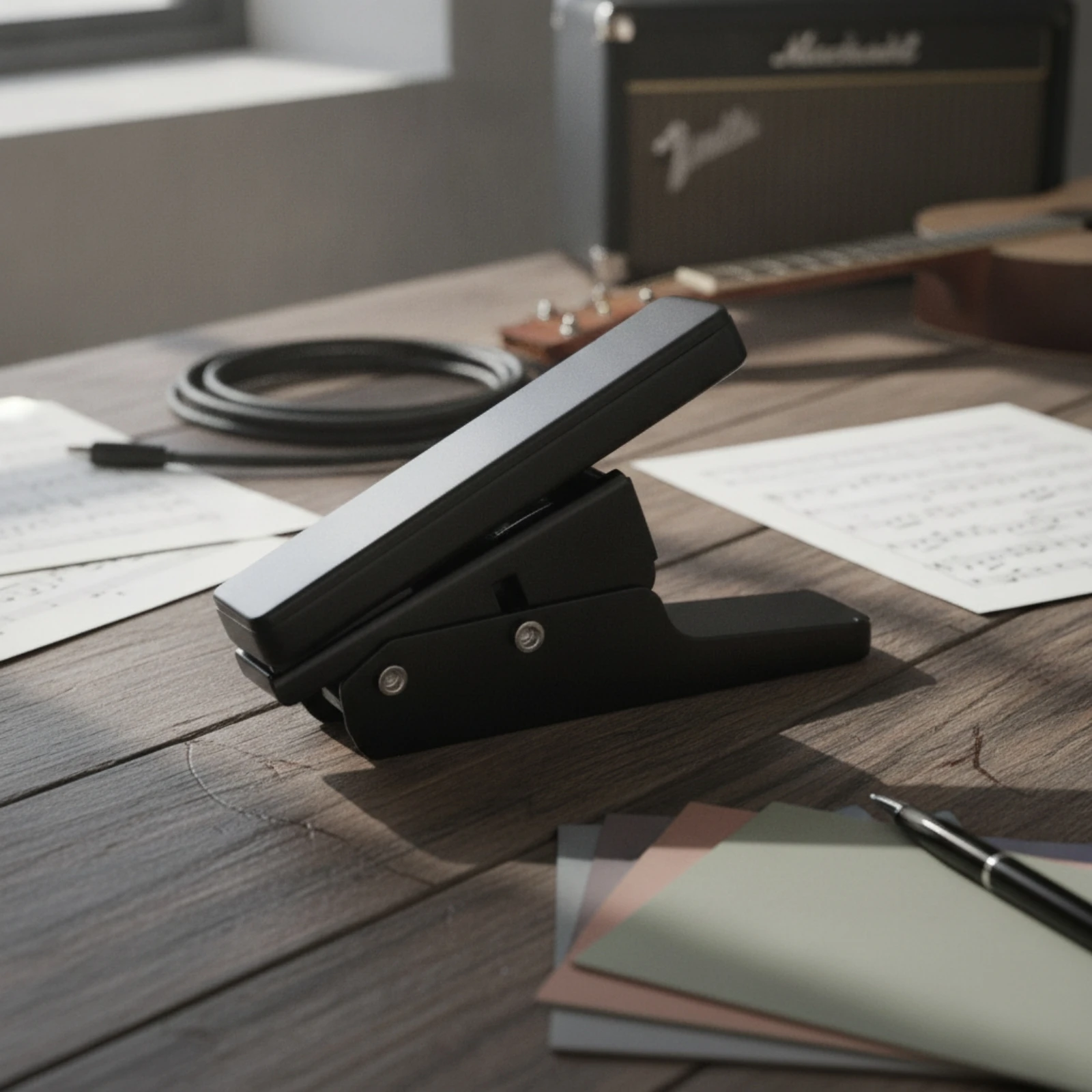 Guitar Pick Punch Compact Guitar Pick Cutter Tool Manual Custom for Guitarists, Music Studio, Home