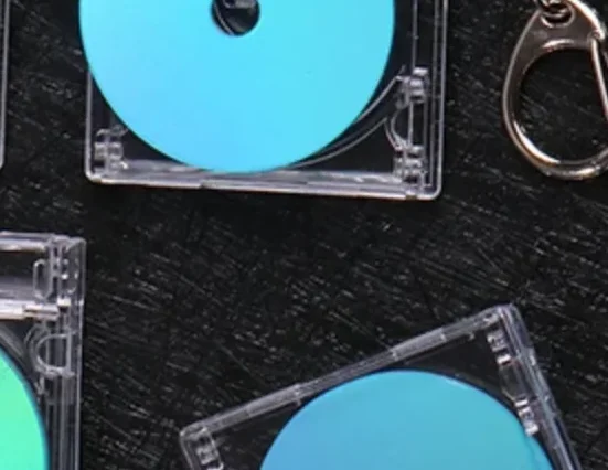 1PC New Hot Sales NFC Functional CD Disc For Music Lovers To Create Personalized Music Disc TS Key Chain Label Gifts