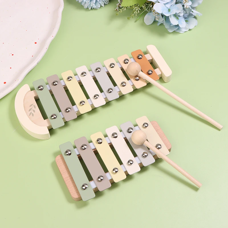 Giocattoli musicali Giocattoli per bambini Sonaglio Campana Tamburo Xilofono Percussioni per bambini da 0 a 3 anni Strumenti educativi precoci Giocattoli