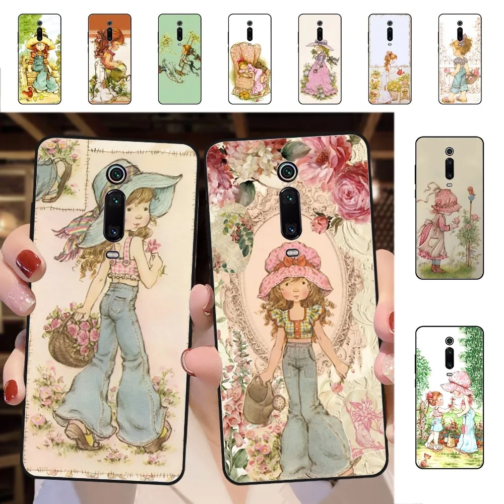 S-Sarah K-Kay Girls Cute Phone Case For Redmi 5 6 7 8 9 10 Plus Pro 6 7 8 9 A GO K20 K30 K40 Pro Plus F3 Fundas