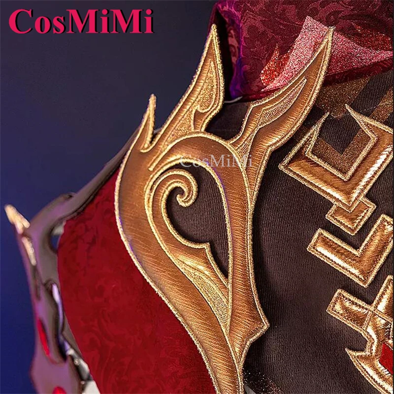 CosMi juego Genshin Impact Tartaglia disfraz de Cosplay moda guapo uniforme para batalla conjunto completo ropa de juego de rol para fiesta de Carnaval