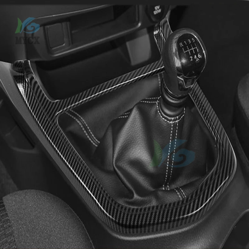 

For Nissan Navara NP300 ST 2019 2020 2021 2022 Car Accessories ABS Carbon Car Gear Shift Panel Sticker Cover Trim 1pcs
