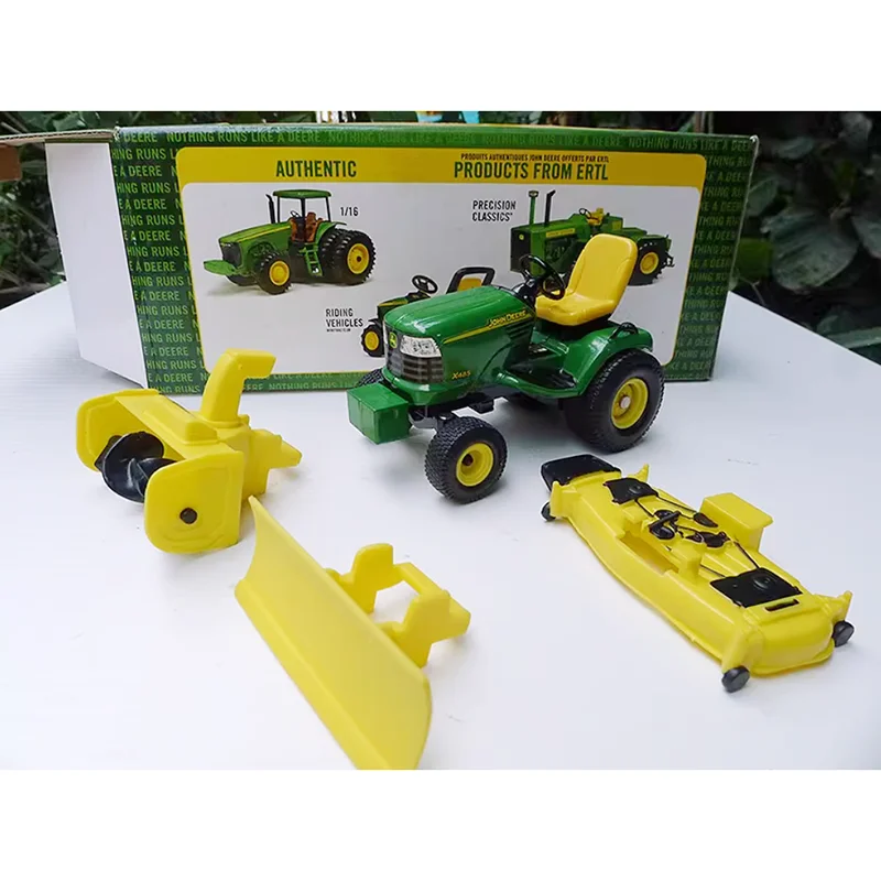 

Коллекционная модель садового трактора ERTL Diecast X485 в масштабе 1:16, из сплава, сельскохозяйственная техника, сувенир, подарок, статическая модель для демонстрации
