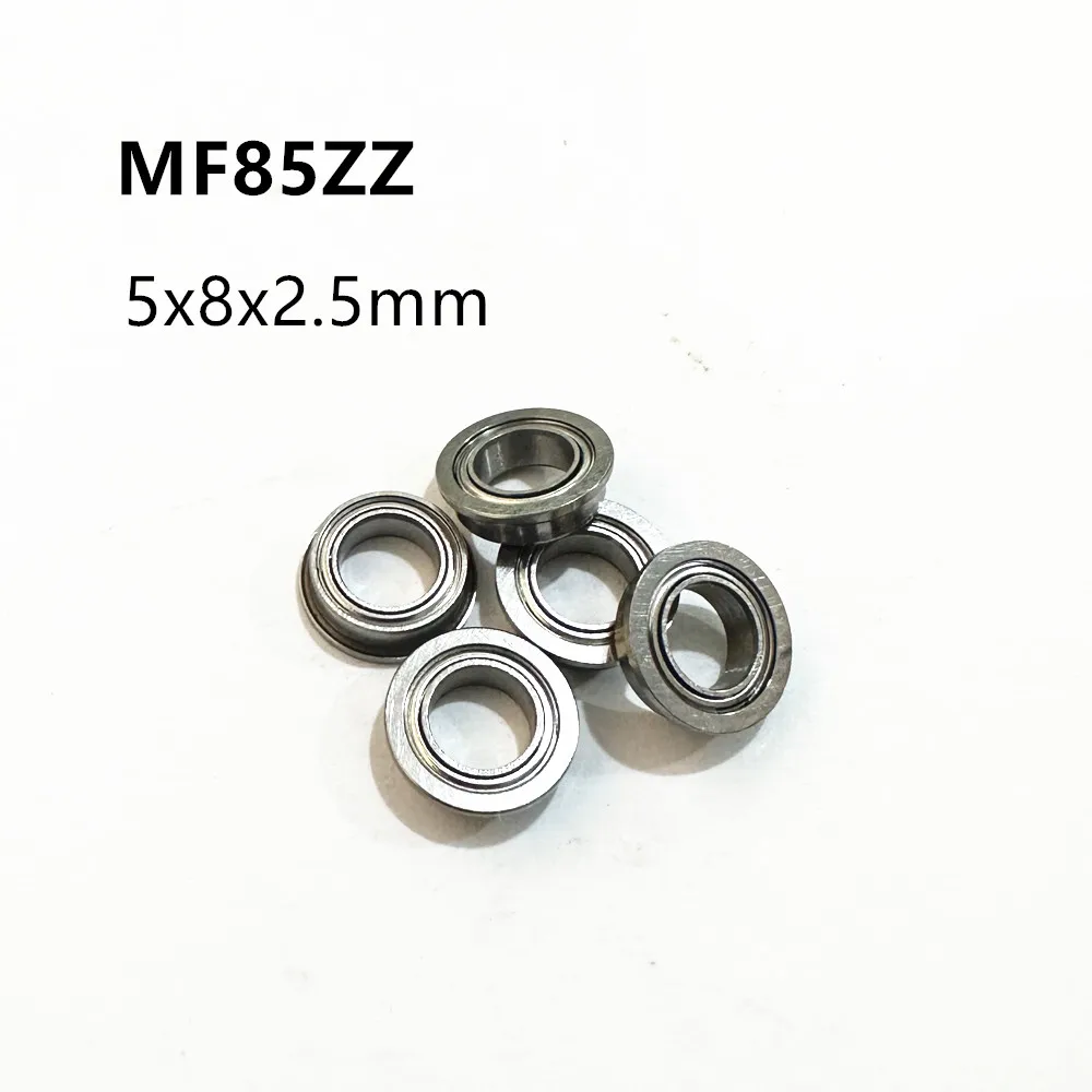 MF85ZZ F675ZZ 5x8x2.5mm Flange Bearings Miniature Deep Groove Ball Bearing