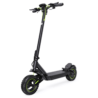 Isinwheel S10Max Foldable Adult Electric Kick Scooter 45 KM/H 1000W 48V 15Ah Skateboard E-Scooter