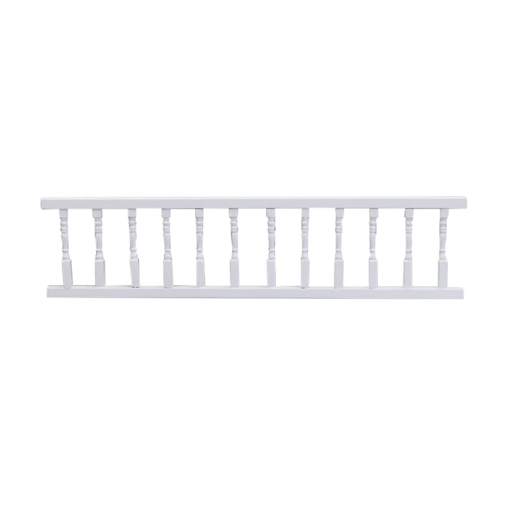 Accessories White Column Railing Child House Furniture Wood Mini Handrails