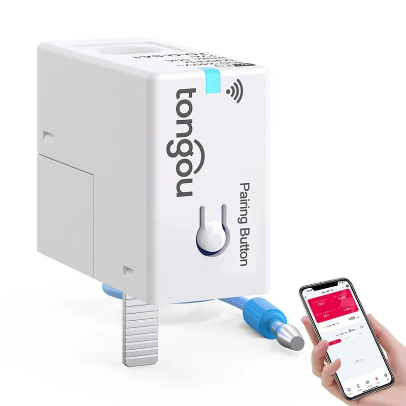 TONGOU Tuya Smart Energy Accessories With Kwh Monitoring And Prepaid Function Wifi Smart Real-Time Temperature 1-50A