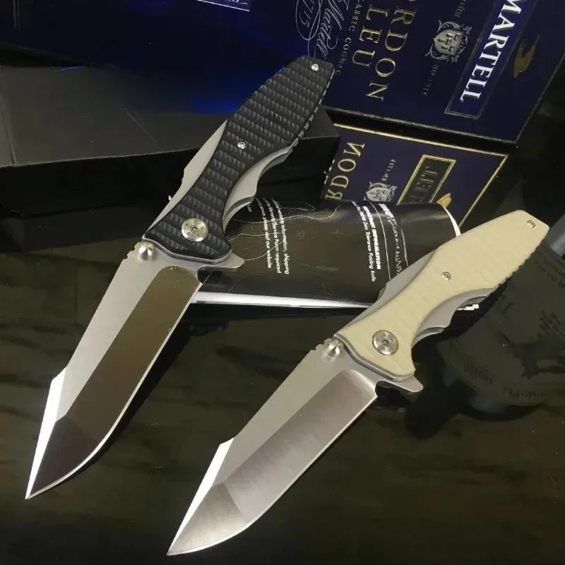 

Folding ZT 0393 Knife 9Cr18MoV Blade G10 Handle Outdoor Survival Self-defense Camping Fishing Tool Pocket Knife With Pocket Clip
