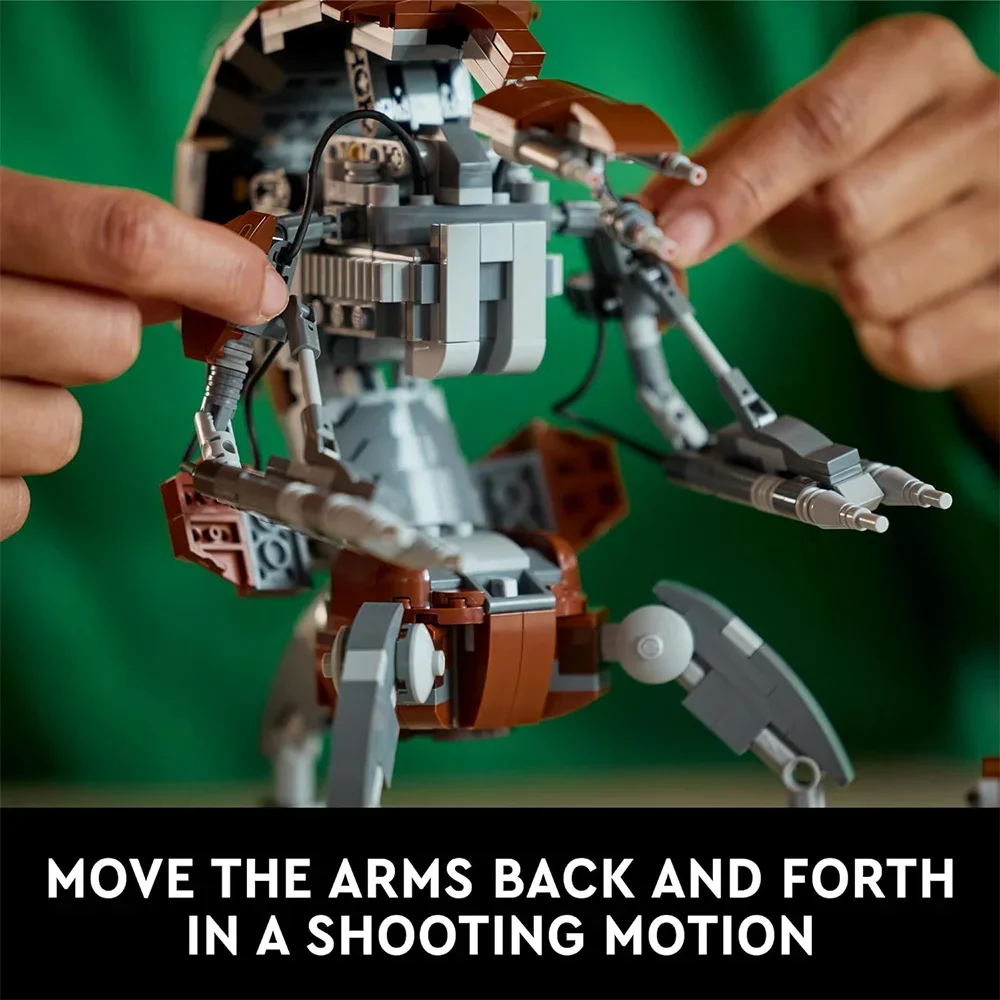 

Spcae Wars Buildable Droideka Model 75381 Building Blocks Sets Movie Fan Gifts And Home Decoration Idea For Adults Kids 583Pcs