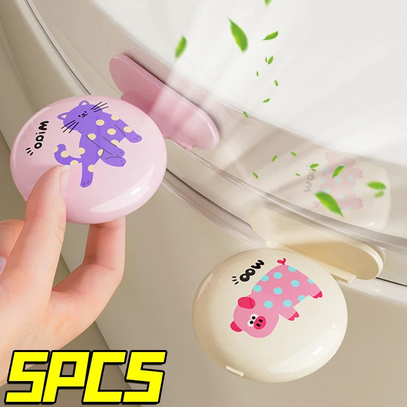 

1-5 шт., ароматерапевтический подъемник для крышки сиденья унитаза, ручка для унитаза, подъемник для крышки, не грязный аромат для рук, простая установка, предметы первой необходимости