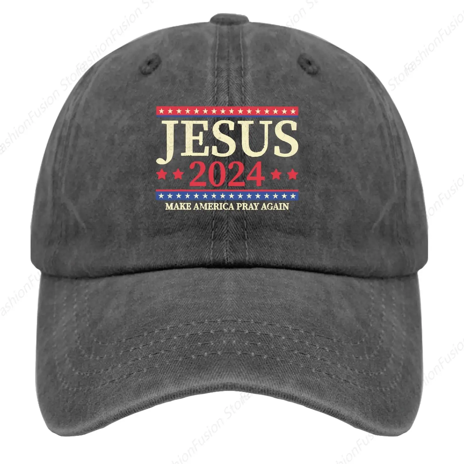 Jesus 2024 MAGA Cap 80s Hat Pigment Black Hiking Hat Gifts for Daughter Workout Caps Unisex Headwear for Men Women