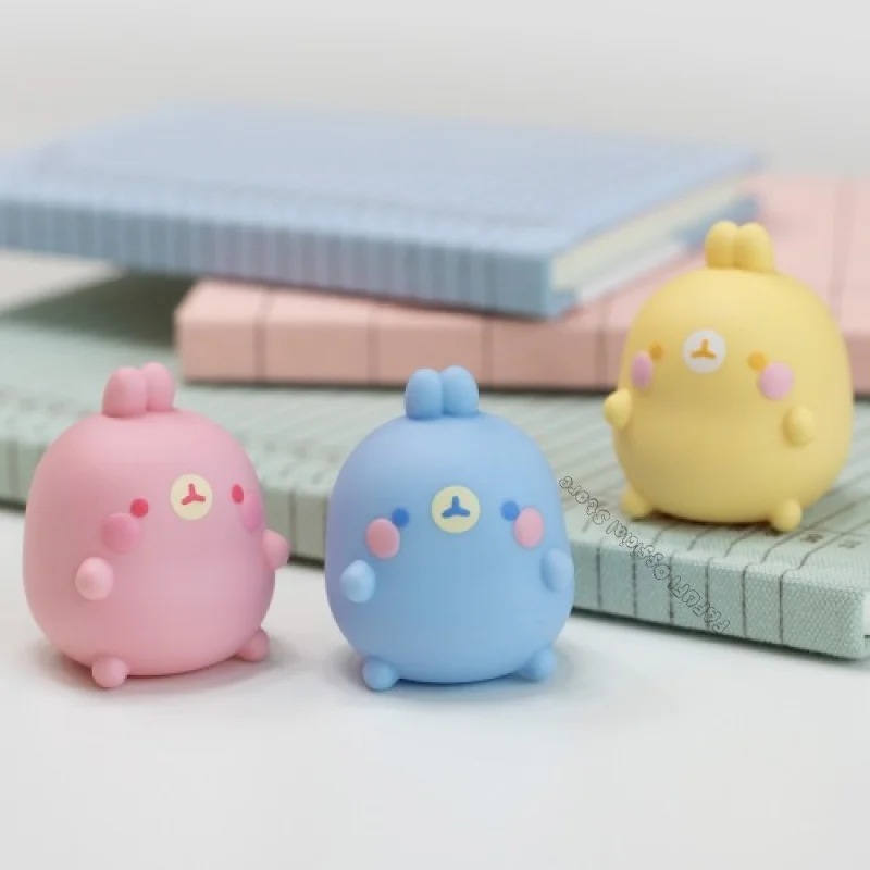 Molang Rabbit Limited Color Series Blind Box Toys Doll Cute Anime Action Figure Ornaments Figurines Dolls Desktop Home Decor