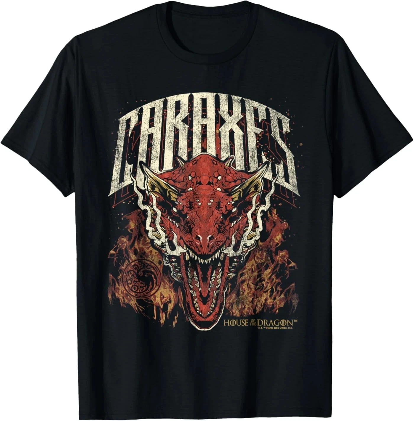 Camiseta con el logo de la Casa Targaryen del equipo House of The Dragon