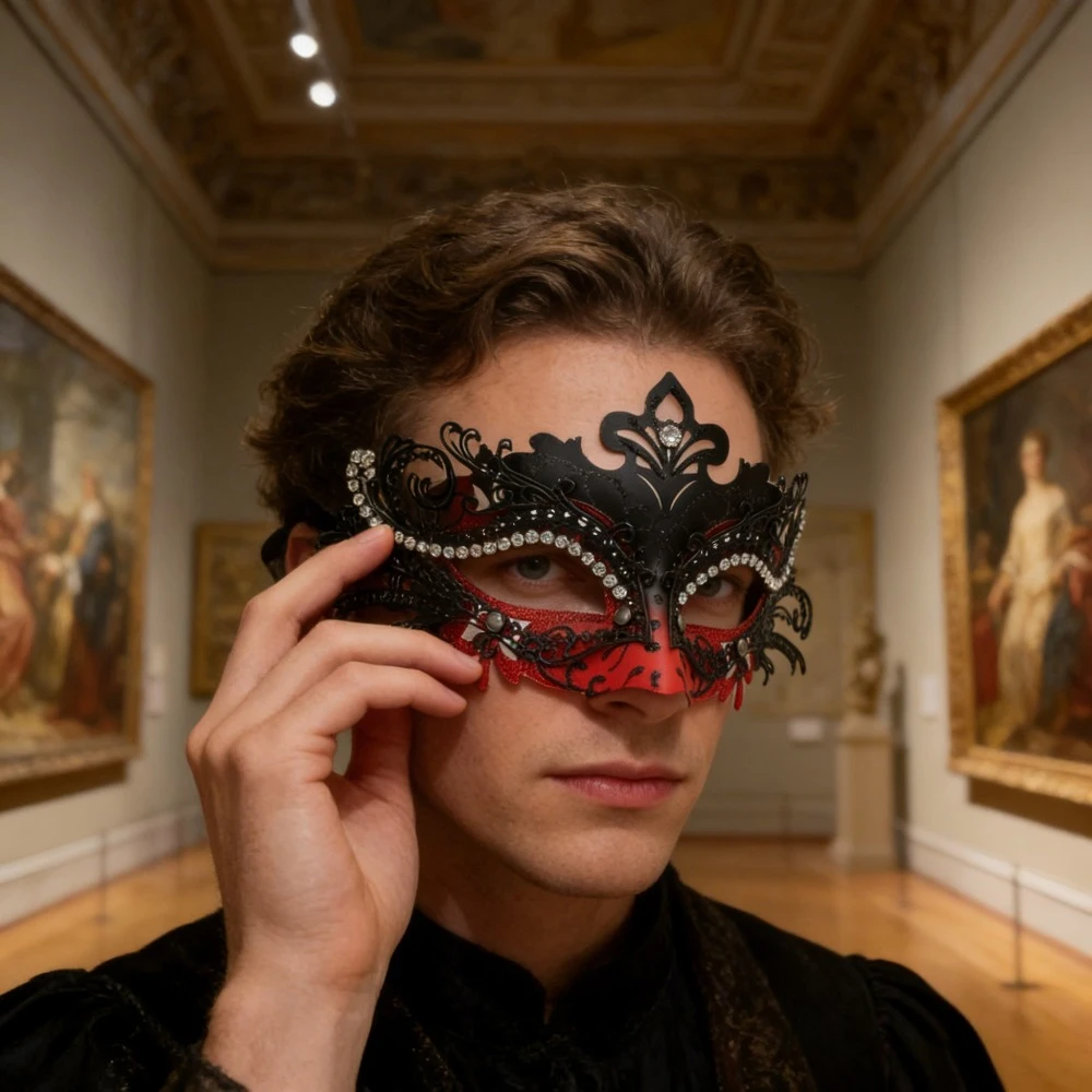Masque de fête de luxe de Venise, masque de carnaval en métal sexuel, masque papillon en fer forgé incrusté de diamants pour hommes et femmes
