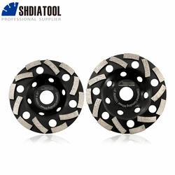 SHDIATOOL Dia115/125mm Diamond Grinding Wheel Sanding Wood Carving Plate Ceramic Concrete Granite Stone Abrasive Tool Cup Tool