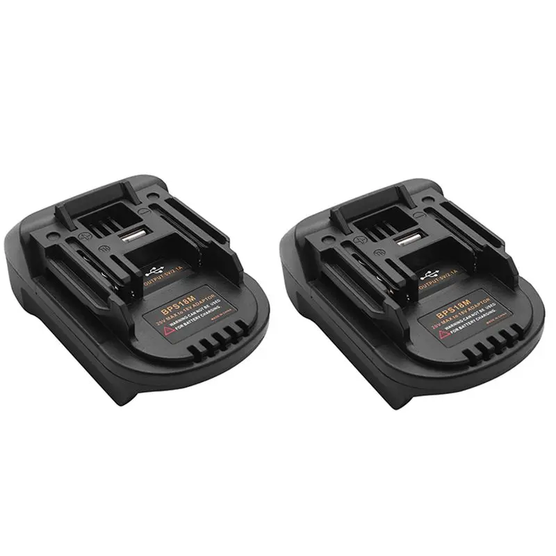 

Daily Sale 2X Bps18m Battery Adapter For Black & Decker 20V Lithium Porter Cable 20V Lithium Battery For Bl1830 18V Batte