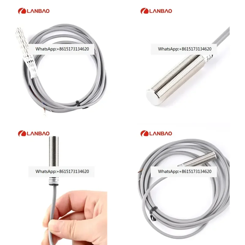 This inductive proximity switch features a robust 4mm metal shell designed for non-buried installation. Ideal for mask
