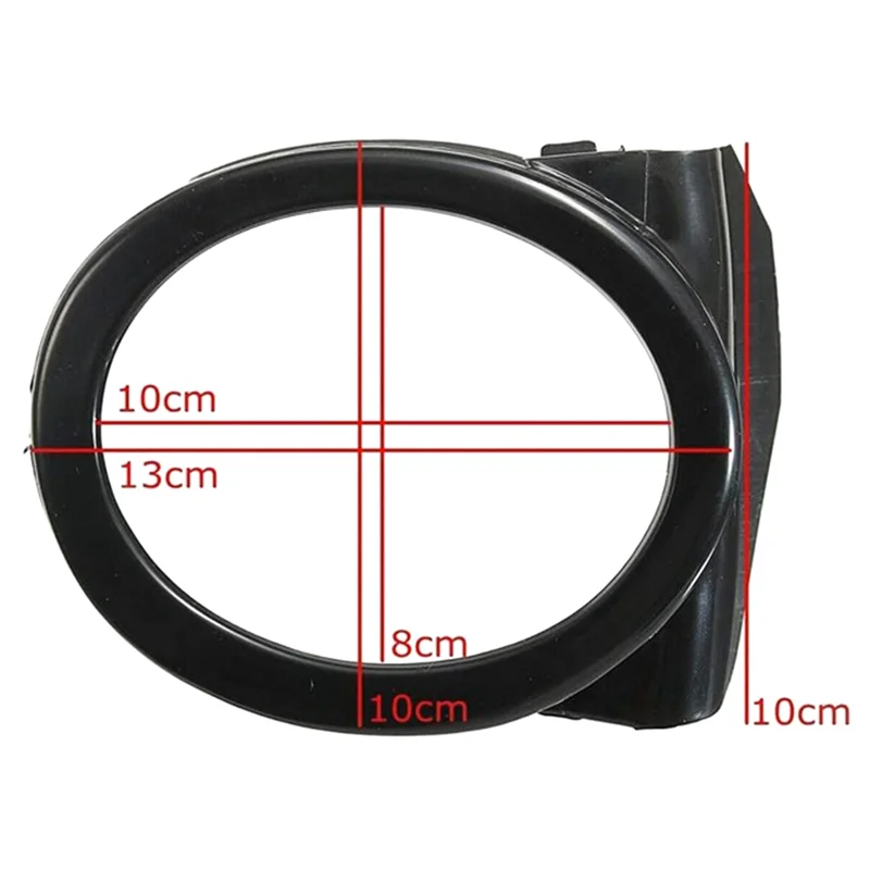 

51112695255 51112695256 Black Fog Light Lamp Cover Trim Ring Fit for BMW E46 M3 2001 - 2006—L48A