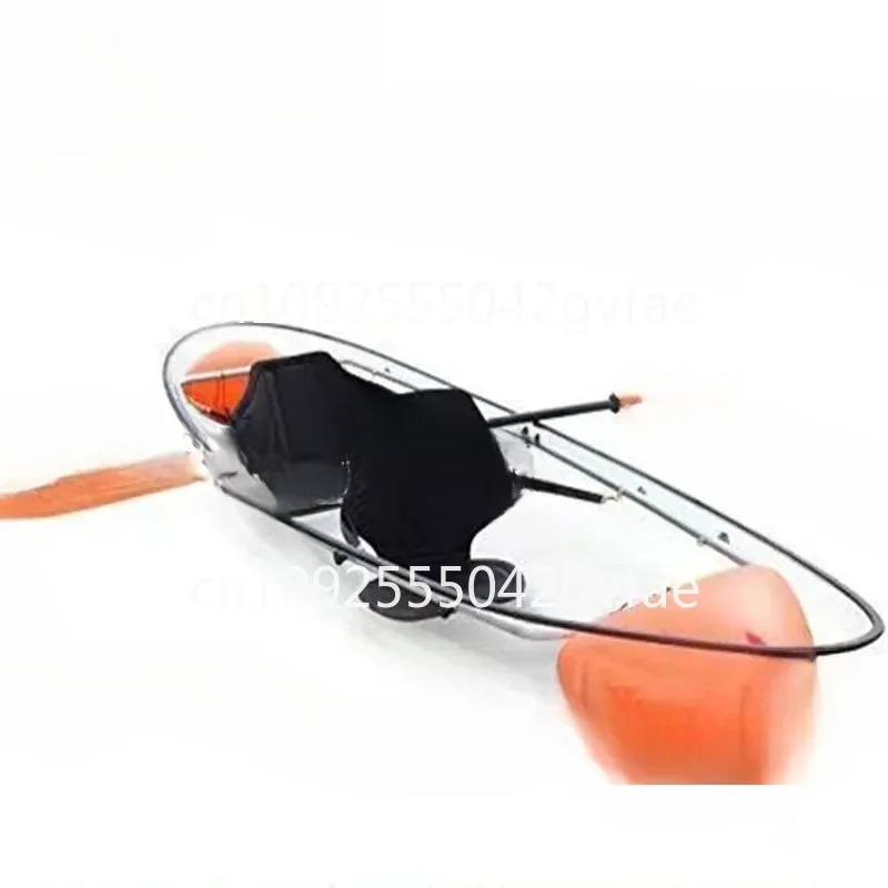 Outdoor Sports Rowing PC Transparent Boat Crystal Plastic Boat Tourism Kayak Wedding Photography Boat Drifting