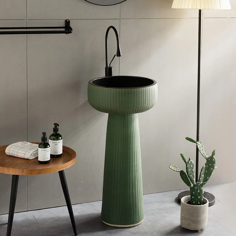 Column type washbasin washbasin balcony courtyard sink washbasin y