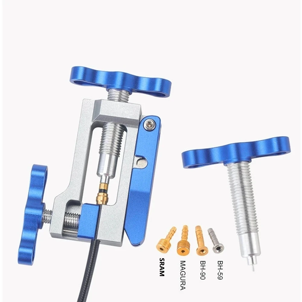 Kit 2 Raccorderia Per Freni A Dischio Bici | Olive E Inserti In Ottone E Alluminio Per Avid Sram | Con Chiave Torx T8