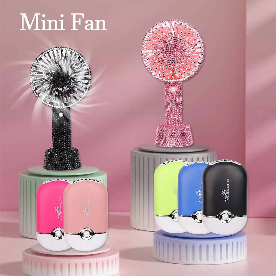 

USB Mini Handheld Eyelash Fan Portable Silent Eyelash Glue Fan Grafted Lashes Dedicated Dryer for Home/Office/Salon Small Fans