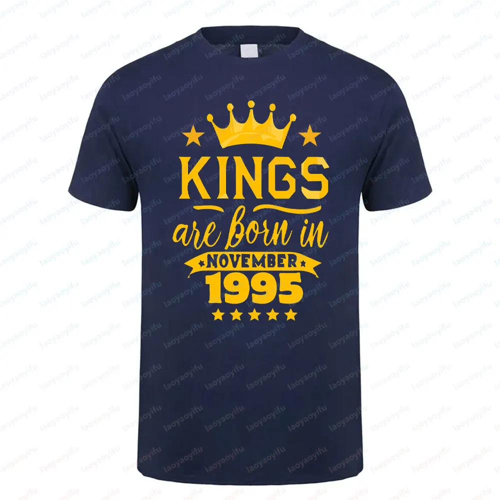 

1995 Summer Memories Cotton T Shirt Vintage 90s Short Sleeve Comfortable Unisex Round Neck Retro Tee Breathable Graphic Top