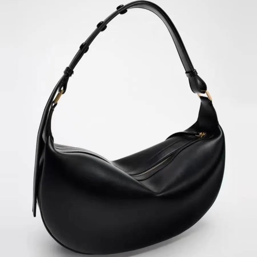 

New Fashionable Single-Shoulder Crossbody Bag with Niche Design, Underarm Dumpling Bag, Crescent Bag