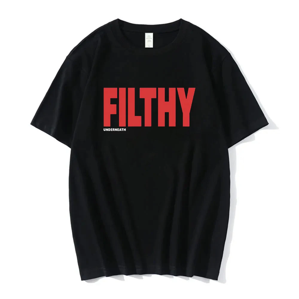 Nadine Shah Filthy Underneath T-Shirt 2024 Tour Crewneck Short Sleeve Tee Men Women Streetwear Tops Fashion Clothes