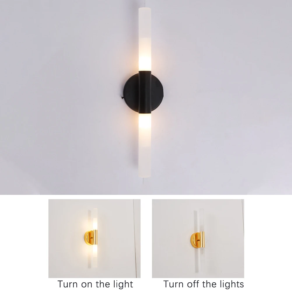 Nordic Minimalist Long Wall Lamps Modern Led Wall Light Indoor Living Room Bedroom LED Bedside Lamp Home Decor Lighting Fixtures