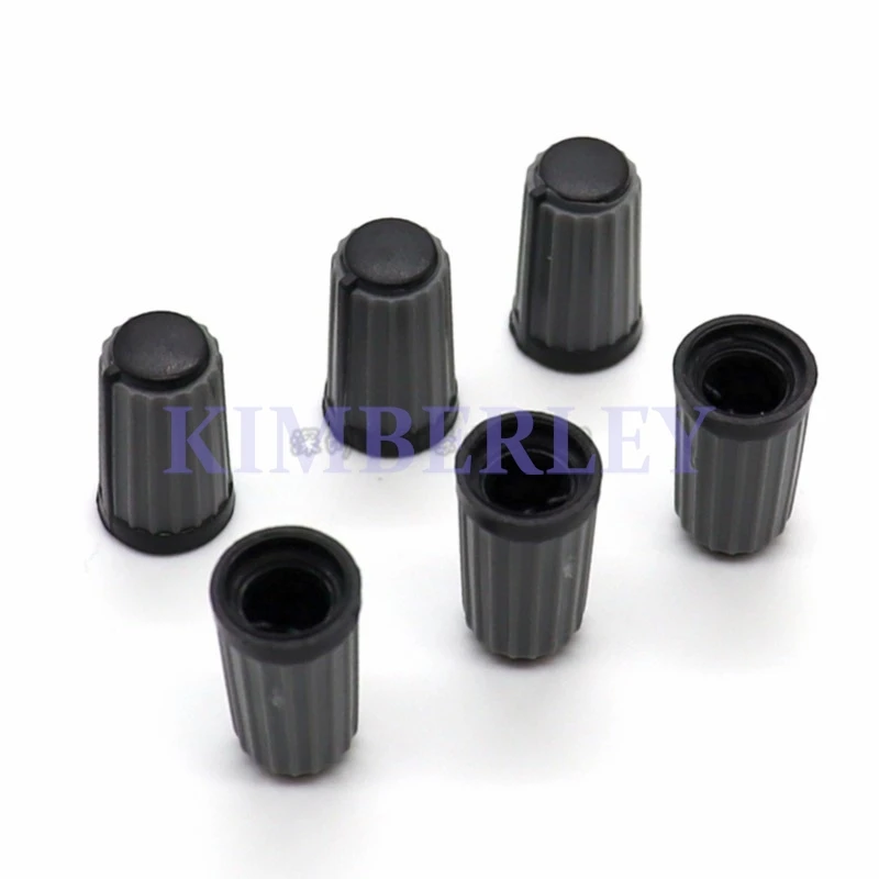 20 Piece 10.5X18 Striped non-slip Knob Cap D-handle Coded Switch Knob half-shaft Potentiometer Knob Volume Cap