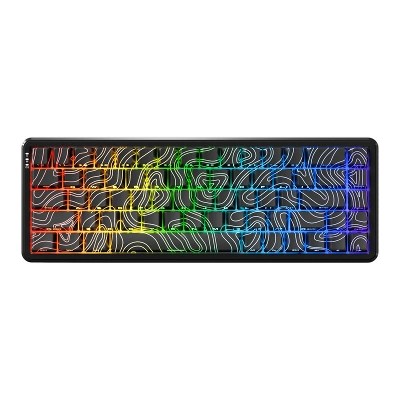 Ajazz Ak680max Magnetic Switch Keyboard Wired 68keys E-Sports Game 8k Return Rate Pc Office Game Mechanical Keyboard Custom Gift