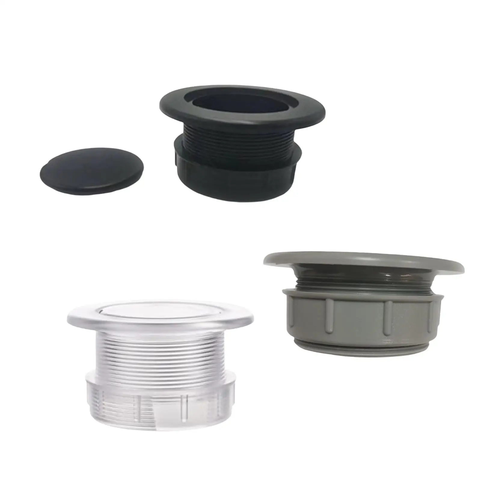 Porch Outdoor Furniture Accessory PVC Umbrella Hole Ring Plug Cap Assembly for Patio Table Parasol Parts