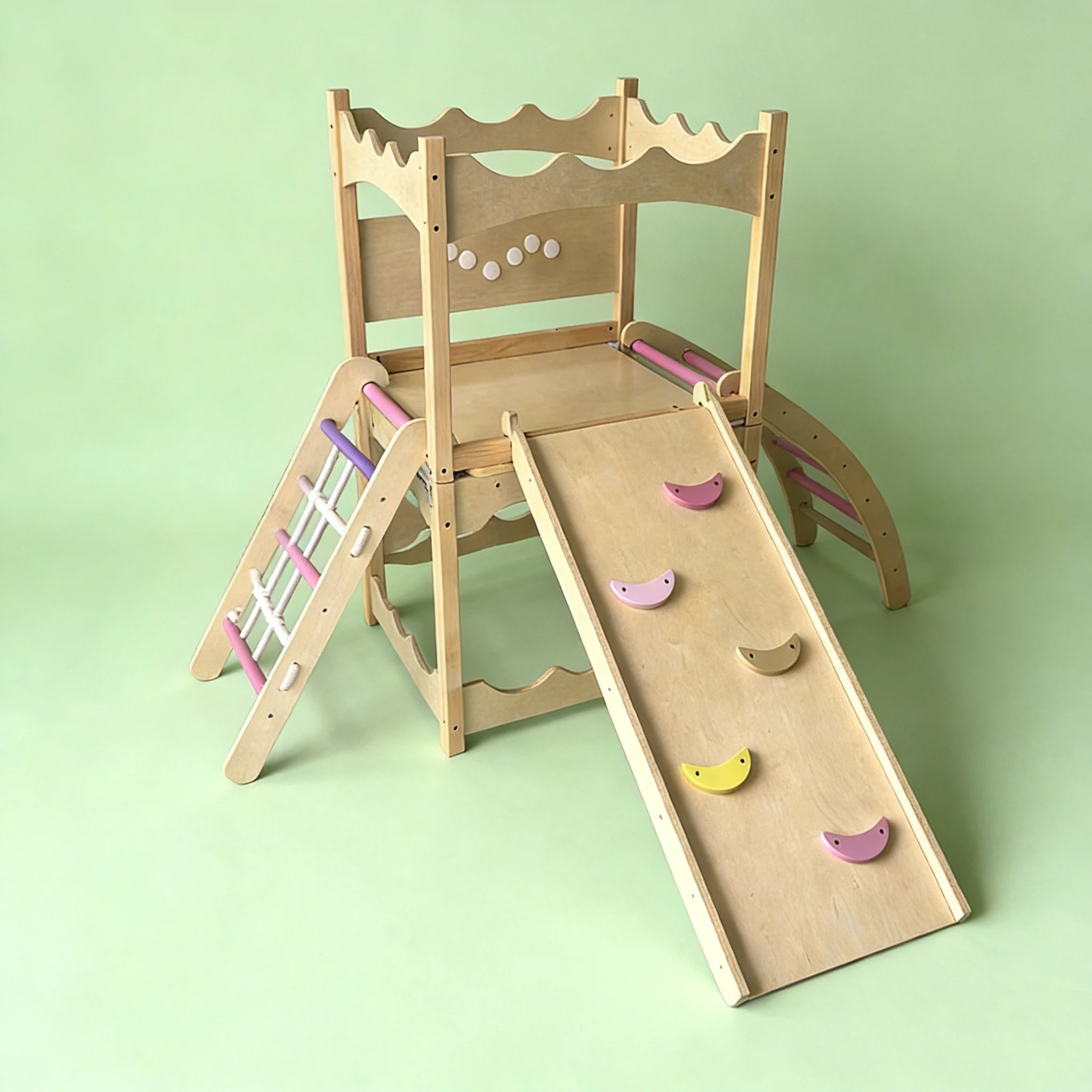High Quality Climbing Wall Frame Wooden Custom Wooden Climbing Frame Adjustable for Indoor Rock Climb Train