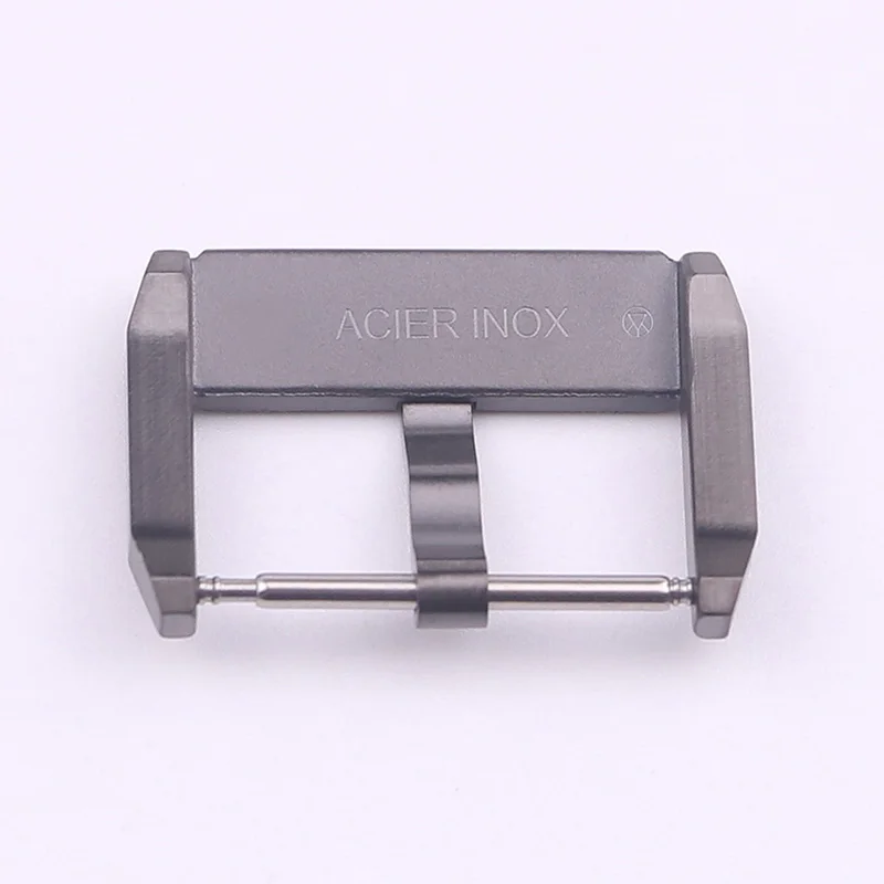 XIANERSHANG Male Custom B-lancpain FIFTY FATHOMS Original Watch Clasp 20MM 18MM Wire Draw Belt Buckle Stainless Steel Pin Buckle