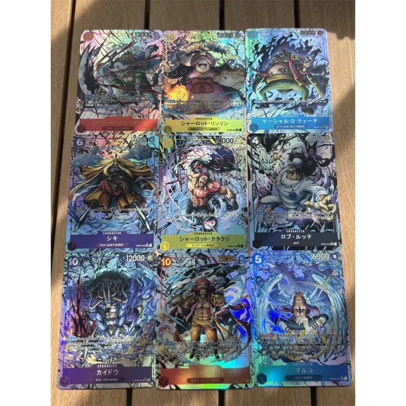 DIY ONE PIECE Game Style Series Original Cards Color Flash Anime Peripheral Game Collection Card Holiday Gift