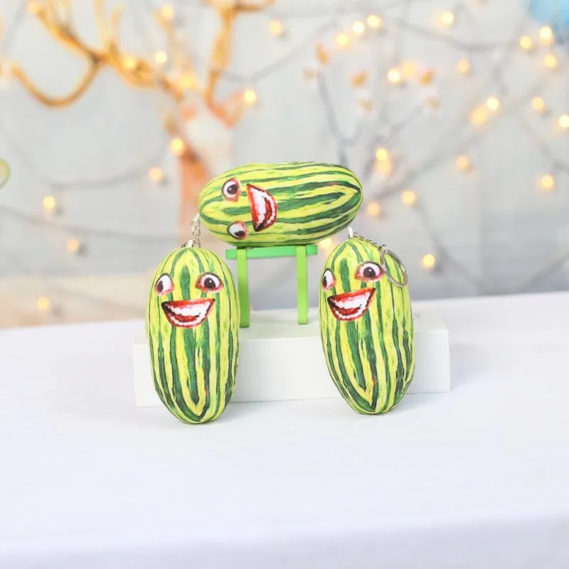 100pcs Watermelon Strips Funny Voice Plush Toy Keychain Family, Who Knows? Deposit First to Get Discount much Welcome,Pta833