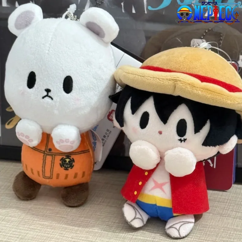 

Оригинальная плюшевая кукла-брелок One Piece Co-Branded New Babyq Version, декоративная подвеска для сумки, подарок на день рождения, игрушка